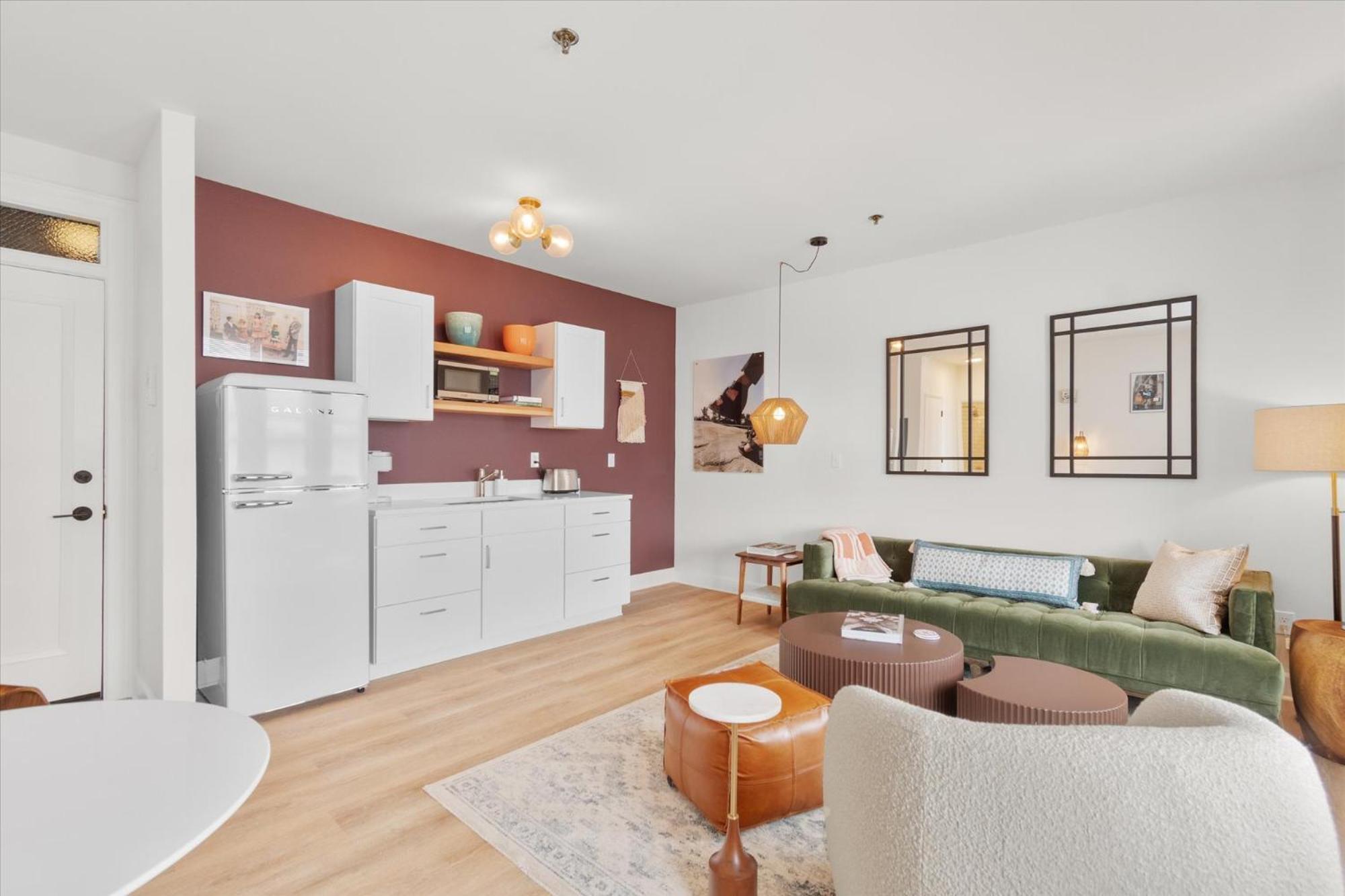 Deluxe One-Bedroom Apartment with City View